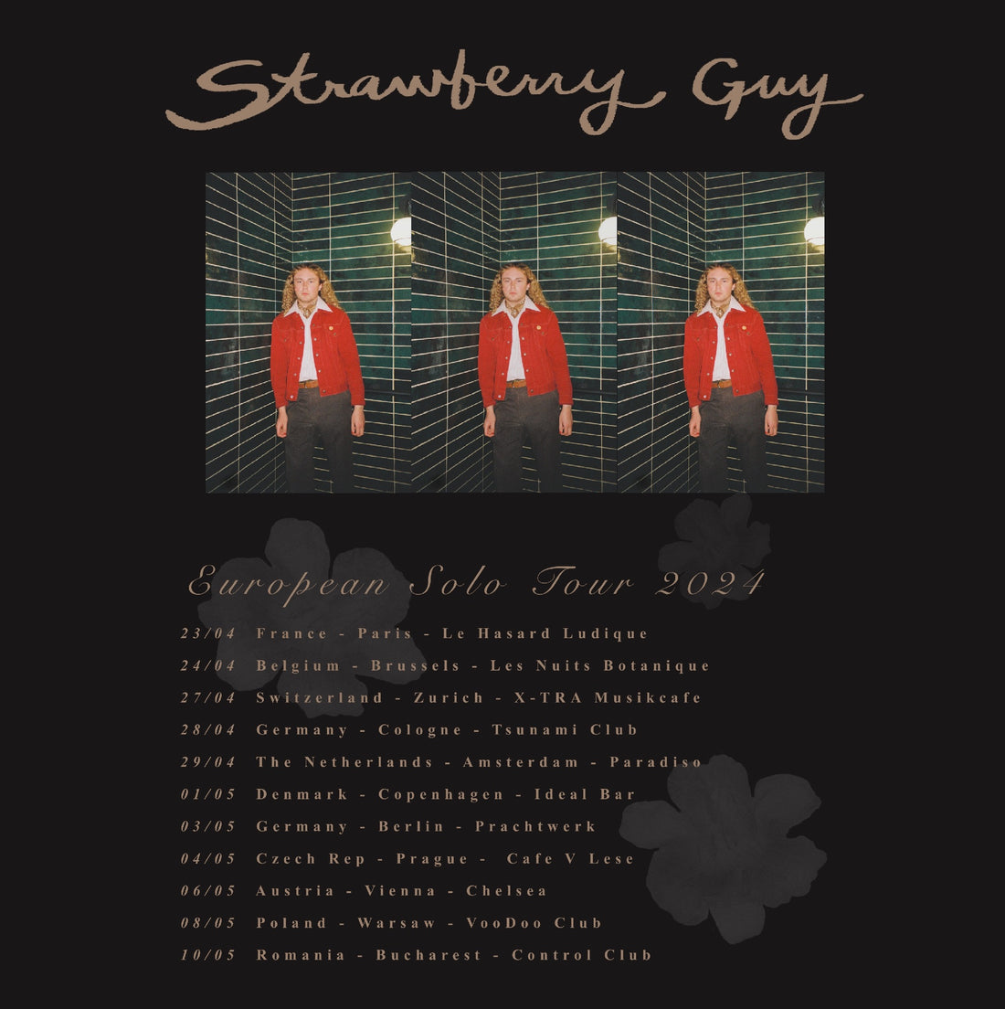 Strawberry Guy Announces Solo EU Tour 2024 Melodic Records