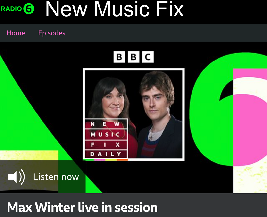 Max Winter - BBC 6 Music: Session